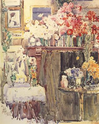 Celis Thaxter's Sitting Room (nn02), Childe Hassam